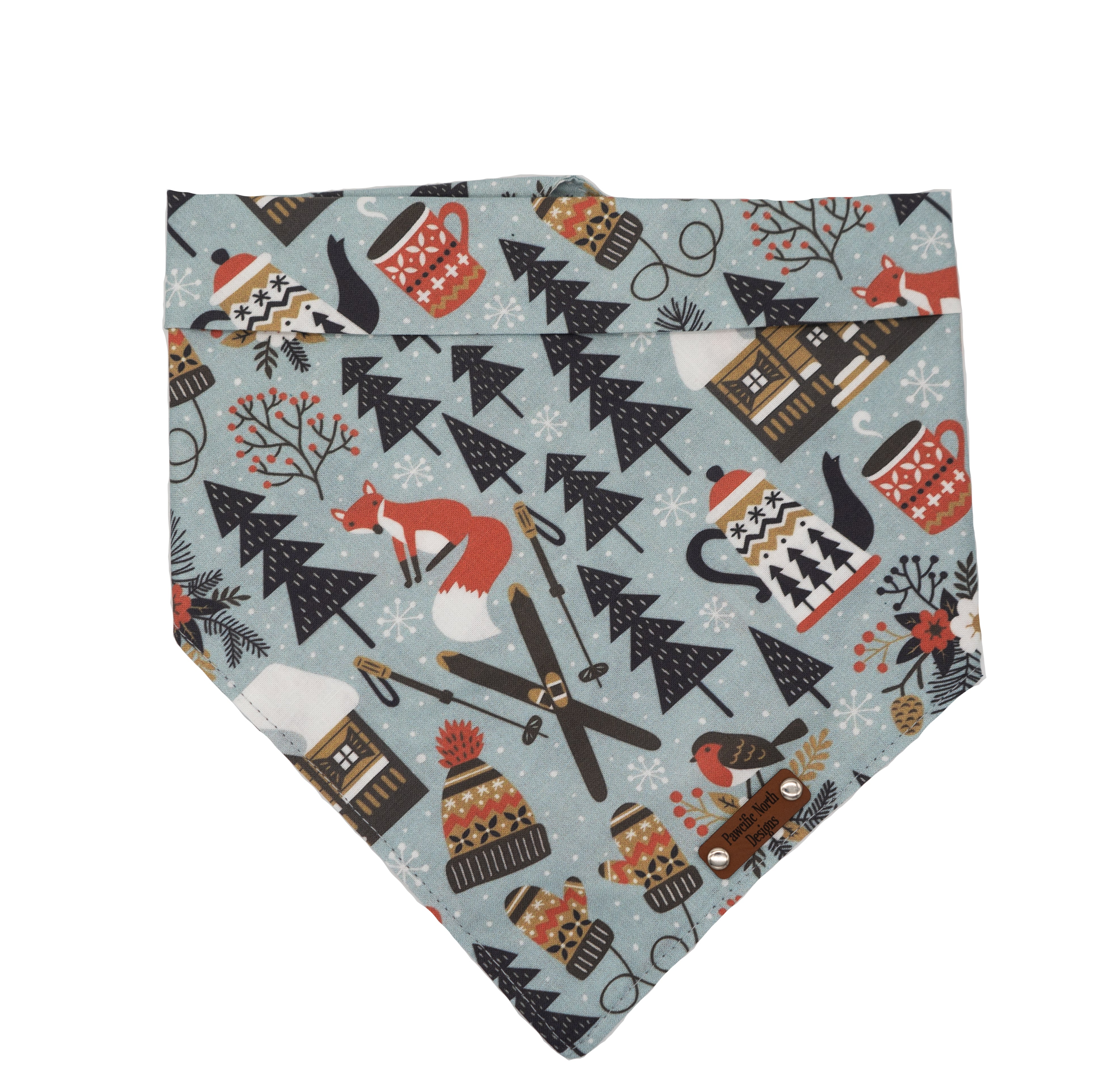 Sawyer Snap on Bandana  Pawcific North Designs