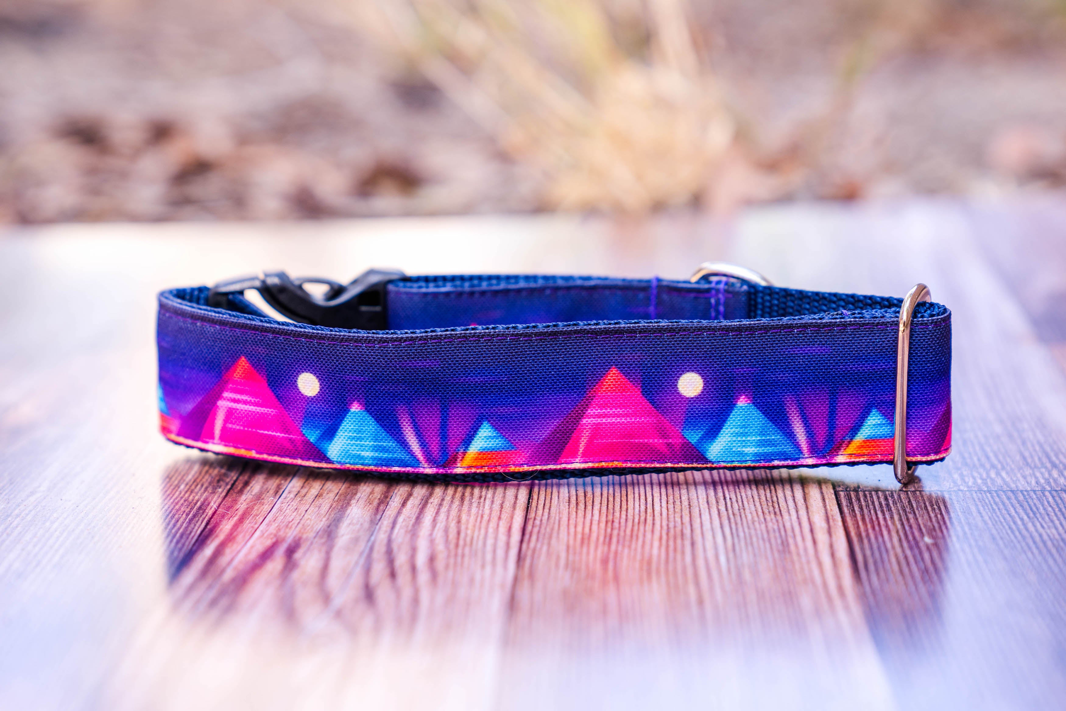 Recycled Canvas Cairo Dog Collar