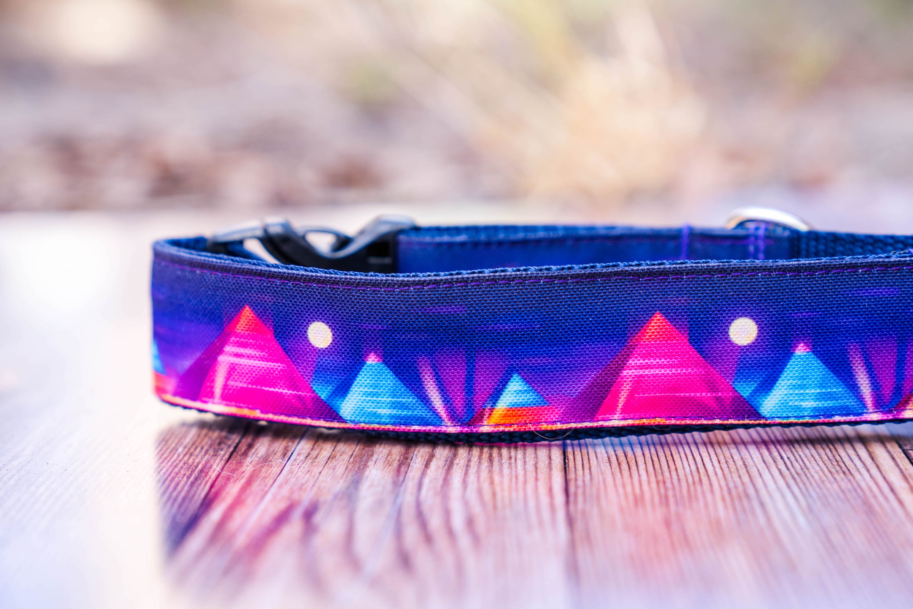 Recycled Canvas Cairo Dog Collar